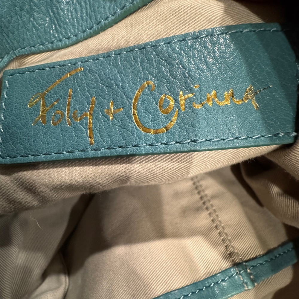 Foley + Corinna Teal Shoulder/crossbody leather Bag - Picture 6 of 13